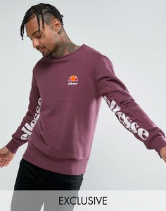 Фиолетовый свитшот с принтом Ellesse - Фиолетовый