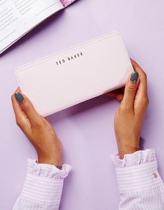 Кошелек на молнии с фактурной отделкой Ted Baker - Розовый