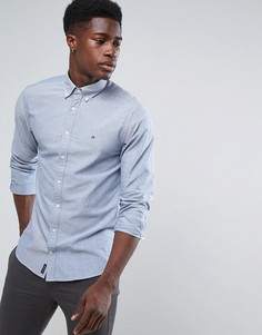 Синяя оксфордская рубашка классического кроя на пуговицах Tommy Hilfiger - Синий