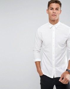 Узкая оксфордская рубашка Selected Homme - Белый