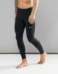 Черные леггинсы Nike Running Power 856886-010 - Черный