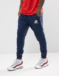 Темно-синие флисовые джоггеры Nike Archive 923484-451 - Темно-синий