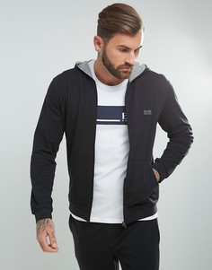 Худи на молнии BOSS by Hugo Boss - Черный