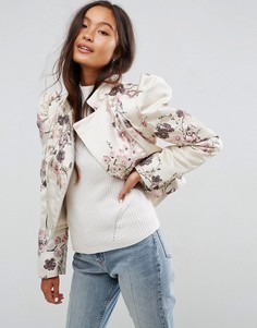 Жаккардовая куртка ASOS Premium Historical - Мульти