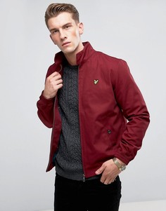 Бордовая куртка Харрингтон Lyle &amp; Scott - Красный