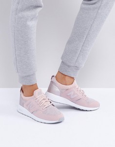 Розовые кроссовки с отделкой цвета розового золота New Balance 420 - Розовый