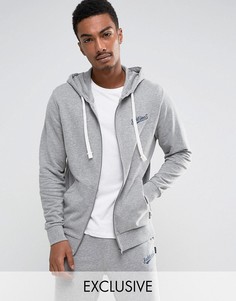 Худи с вышивкой Jack &amp; Jones Originals - Серый