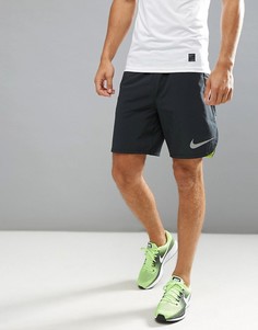 Черные спортивные шорты из материала Flex Nike 833374-010 - Черный