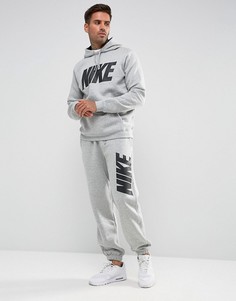 Серый флисовый спортивный костюм Nike JDI 861768-063 - Серый