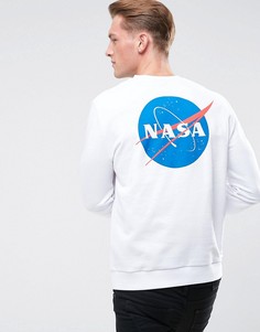 Свитшот с принтом ASOS - Белый