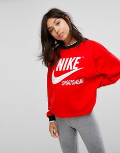 Красный свитшот Nike Archive - Красный