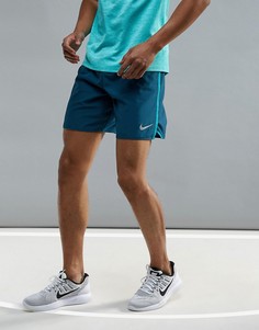 Синие шорты из ткани Dri-FIT от Nike Running 7 885285-425 - Синий