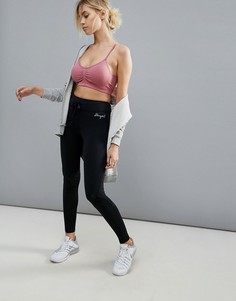 Леггинсы с сетчатой вставкой Elle Sports Performance - Черный