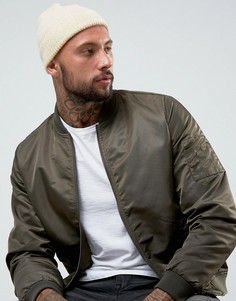 Шапка-бини ASOS - Кремовый