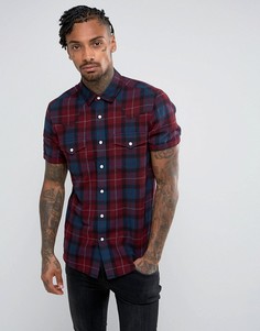 Рубашка классического кроя в клетку ASOS - Красный