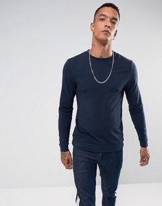 Легкий темно-синий свитшот ASOS - Темно-синий