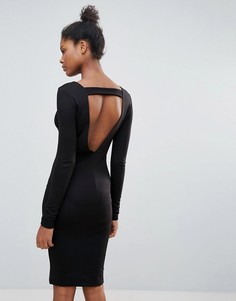 Платье-джемпер с открытой спиной Vila - Черный