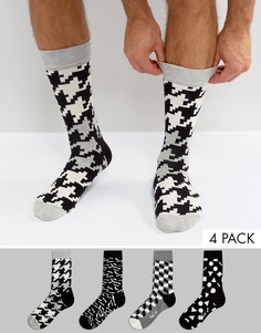 Подарочный набор из 4 пар носков Happy Socks - Мульти