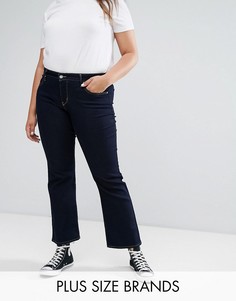 Корректирующие джинсы с легким клешем Levis Plus - Синий