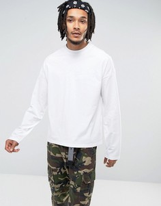 Белый оверсайз-лонгслив ASOS - Белый