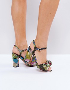 Туфли на блочном каблуке ASOS HAZEL - Мульти