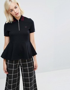 Футболка-поло с баской Fred Perry - Черный