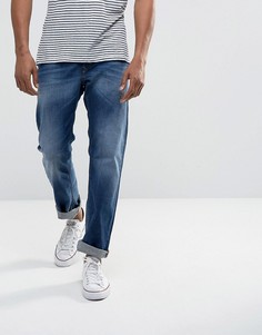 Выбеленные прямые джинсы Diesel Waykee 084GR - Синий