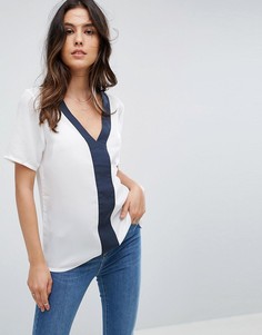 Блузка с контрастной отделкой Vila - Мульти