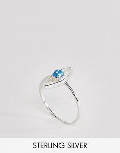 Серебряное кольцо с камнем ASOS - Серебряный