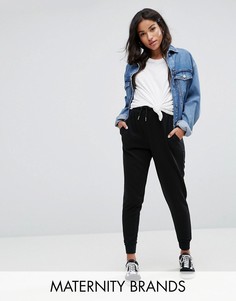 Джоггеры с посадкой под животом New Look Maternity - Черный