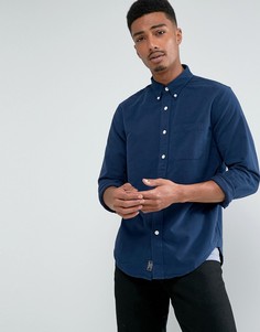 Темно-синяя облегающая оксфордская рубашка Abercrombie &amp; Fitch - Темно-синий