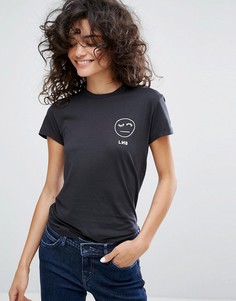 Футболка с логотипом Levis Line 8 - Черный