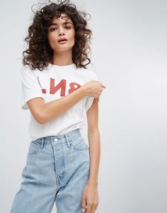 Футболка с логотипом Levis Line 8 LN8 - Белый