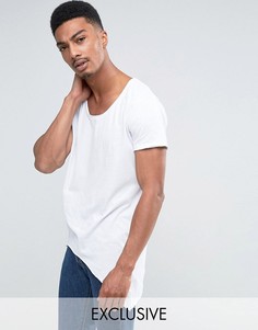 Футболка с овальным вырезом Jack &amp; Jones Originals - Белый