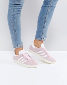 Светло-розовые кроссовки adidas Originals Gazelle - Розовый