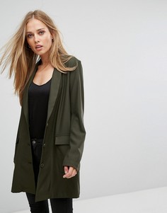 Удлиненный блейзер Selected - Зеленый