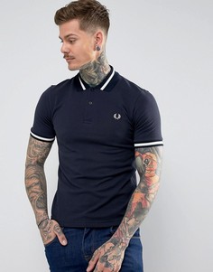 Темно-синяя футболка-поло Fred Perry REISSUES - Темно-синий