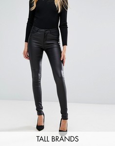 Джинсы скинни с покрытием Vero Moda Tall - Черный