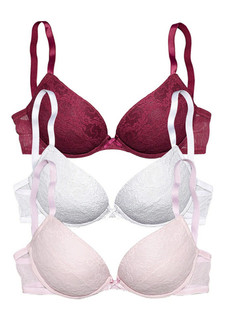 Бюстгальтер Push-up, 3 штуки PETITE FLEUR