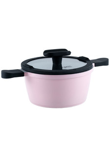 Кастрюля со стеклянной крышкой PASTEL Gipfel
