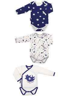 Комплект : боди с длинным рукавом 3 шт Lucky child