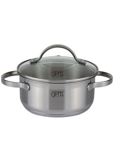 Кастрюля со стеклянной крышкой VICTORY Gipfel