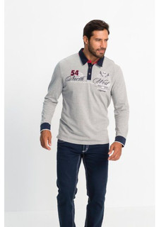 Футболка поло с длинными рукавами