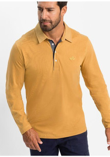 Футболка поло с длинными рукавами