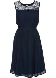 Вечернее платье с пайетками (синий) Bonprix