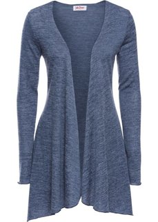 Трикотажный кардиган (индиго/белый меланж) Bonprix