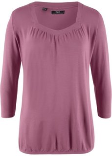 Футболка с рукавом 3/4 (ягодный матовый) Bonprix