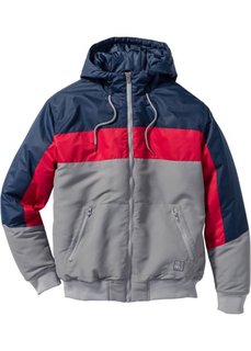 Куртка Regular Fit (серый/темно-синий/красный) Bonprix
