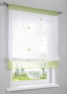 Римская штора Кейке (белый/зеленый) Bonprix