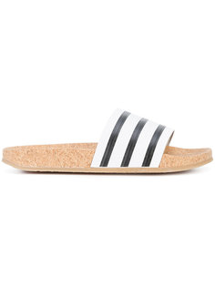 шлепанцы Adilette на пробковой подошве Adidas Originals